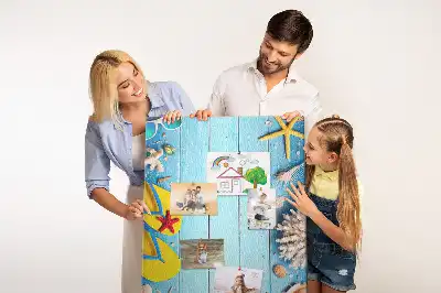 Kolorowa tablica korkowa Wakacyjny czas letni