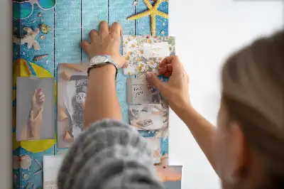 Kolorowa tablica korkowa Wakacyjny czas letni