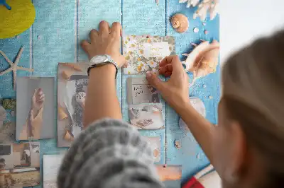 Tablica korkowa Atrybuty plażowe