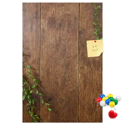 Tablica korkowa Drewno w stylu rustykalnym