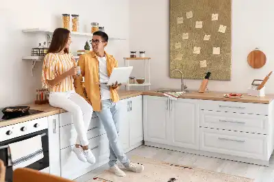 Ozdobna tablica korkowa z tkaniną
