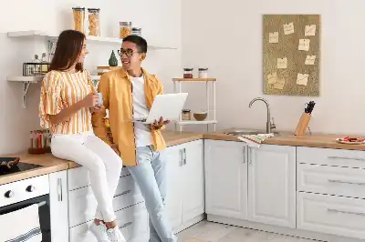 Ozdobna tablica korkowa z tkaniną