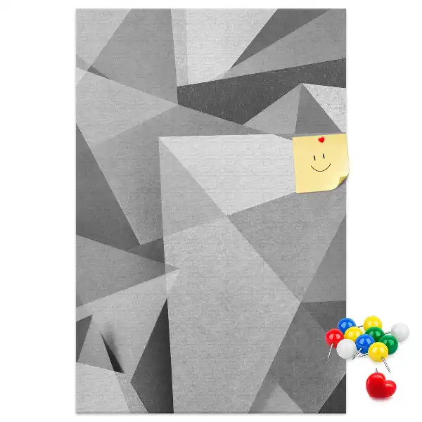 Kolorowa tablica korkowa Kompozycja geometryczna