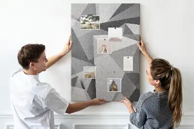 Kolorowa tablica korkowa Kompozycja geometryczna