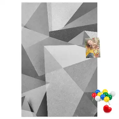Kolorowa tablica korkowa Kompozycja geometryczna
