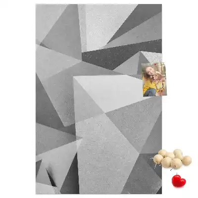 Kolorowa tablica korkowa Kompozycja geometryczna
