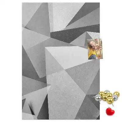 Kolorowa tablica korkowa Kompozycja geometryczna