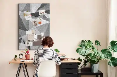 Kolorowa tablica korkowa Kompozycja geometryczna