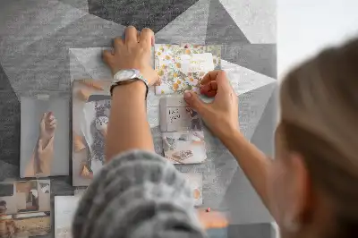 Kolorowa tablica korkowa Kompozycja geometryczna