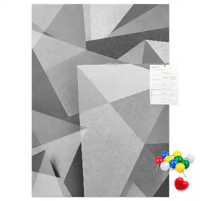 Kolorowa tablica korkowa Kompozycja geometryczna