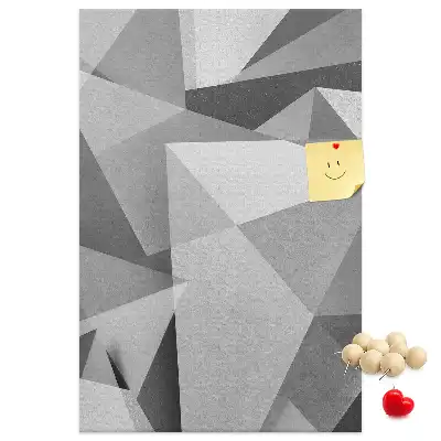 Kolorowa tablica korkowa Kompozycja geometryczna