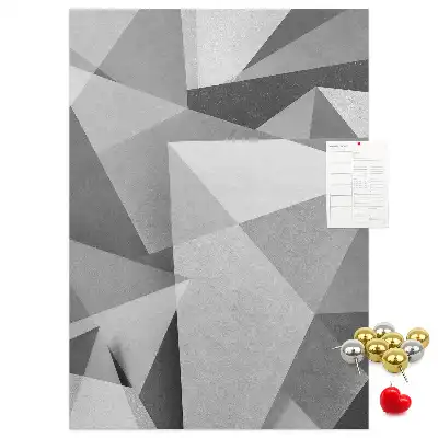 Kolorowa tablica korkowa Kompozycja geometryczna