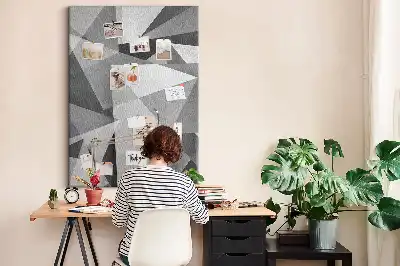 Kolorowa tablica korkowa Kompozycja geometryczna