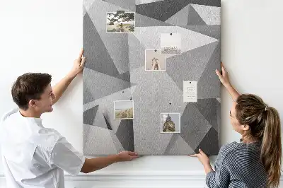 Kolorowa tablica korkowa Kompozycja geometryczna