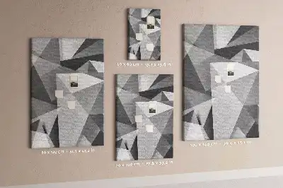 Kolorowa tablica korkowa Kompozycja geometryczna