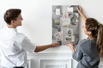 Kolorowa tablica korkowa Kompozycja geometryczna