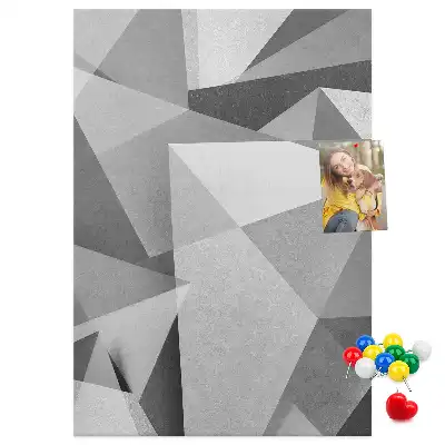 Kolorowa tablica korkowa Kompozycja geometryczna