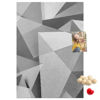 Kolorowa tablica korkowa Kompozycja geometryczna
