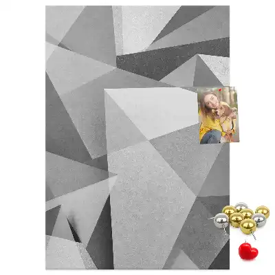 Kolorowa tablica korkowa Kompozycja geometryczna