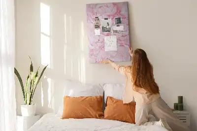 Kolorowa tablica korkowa Kwiaty lata