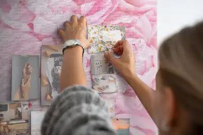 Kolorowa tablica korkowa Kwiaty lata