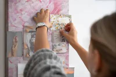 Kolorowa tablica korkowa Kwiaty lata