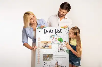 Kolorowa tablica korkowa planer zadań i obowiązków
