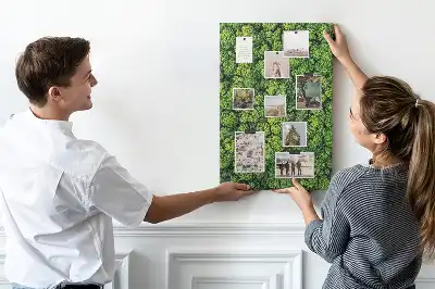 Tablica korkowa z nadrukiem leśna natura drzewa