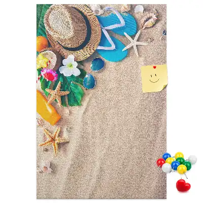 Tablica korkowa Rajska plaża