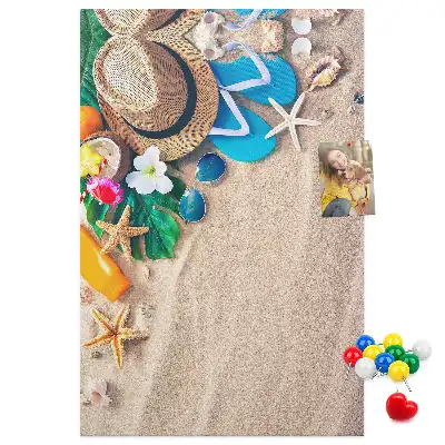 Tablica korkowa Rajska plaża