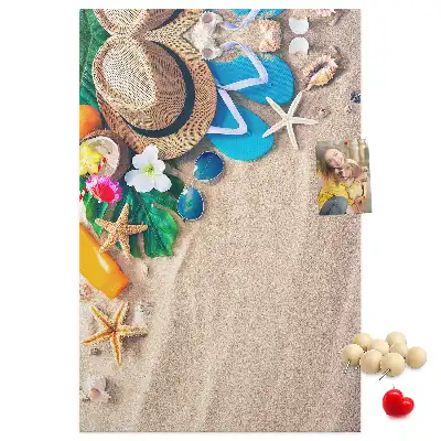 Tablica korkowa Rajska plaża