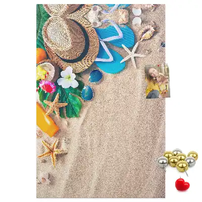 Tablica korkowa Rajska plaża