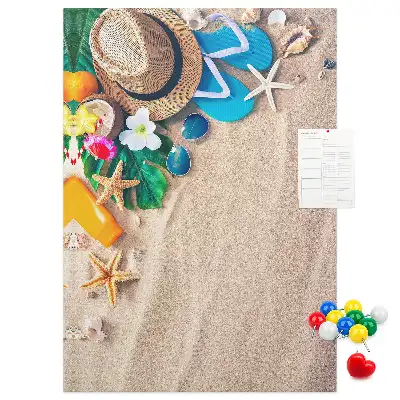 Tablica korkowa Rajska plaża