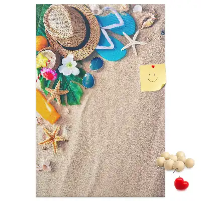 Tablica korkowa Rajska plaża