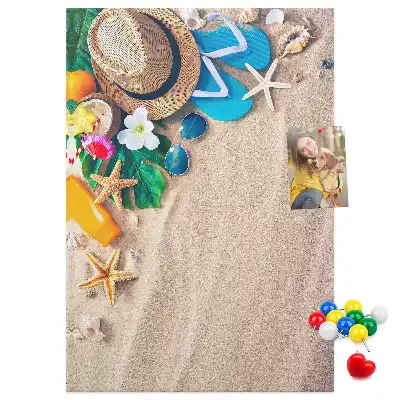 Tablica korkowa Rajska plaża