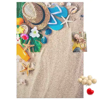 Tablica korkowa Rajska plaża