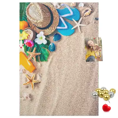 Tablica korkowa Rajska plaża