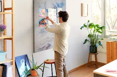 Tablica korkowa z nadrukiem Malowana abstrakcja