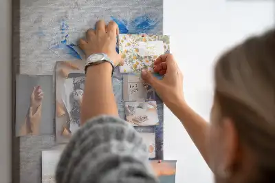 Tablica korkowa z nadrukiem Malowana abstrakcja