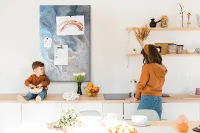 Tablica korkowa z wzorem marmuru
