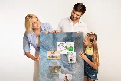 Tablica korkowa z wzorem marmuru