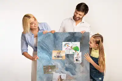 Tablica korkowa z wzorem marmuru