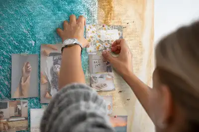 Kolorowa tablica korkowa Nadmorska plaża