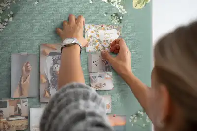 Tablica korkowa Bukiet gipsówki