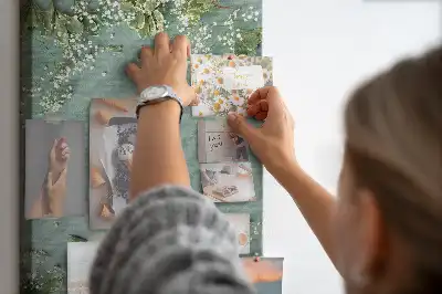 Tablica korkowa Bukiet gipsówki