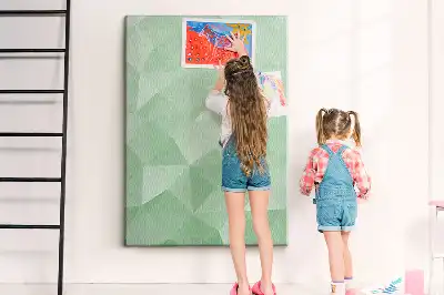Tablica korkowa ze stylowym motywem
