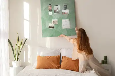 Tablica korkowa ze stylowym motywem