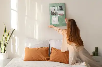 Tablica korkowa ze stylowym motywem