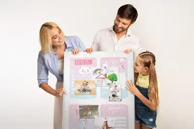 Tablica korkowa z motywem jednorożca