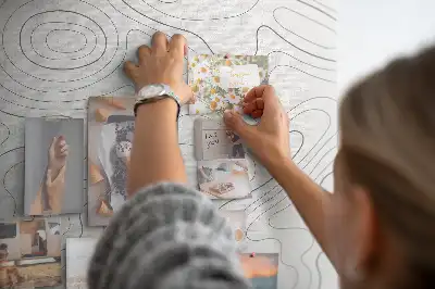 Tablica korkowa Liniowa abstrakcja